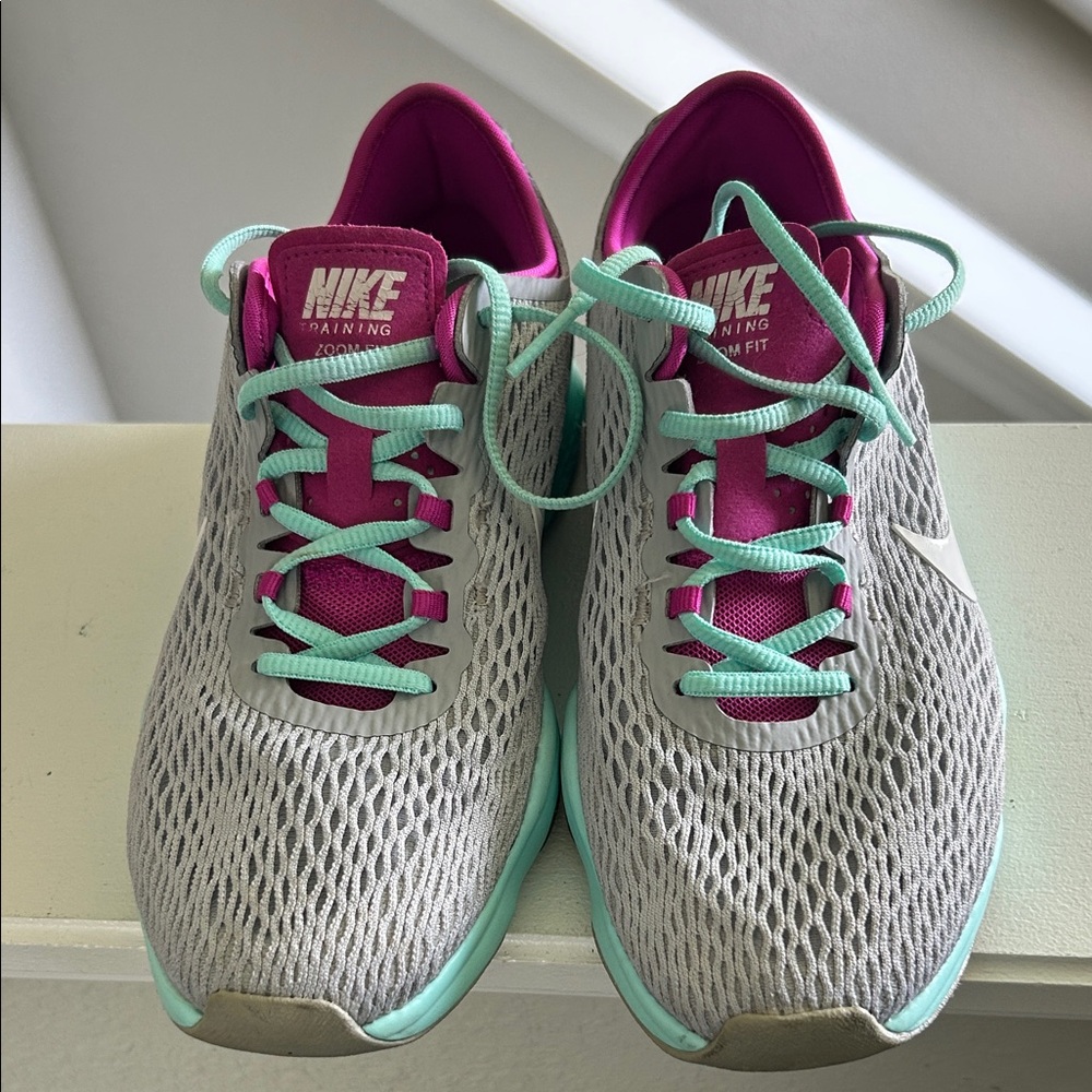Nike Women's Gray and Teal Athletic Shoes